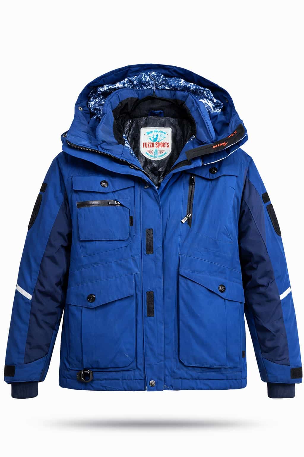 Fuzzo Sports blue winter ski jacket thumbnail 1