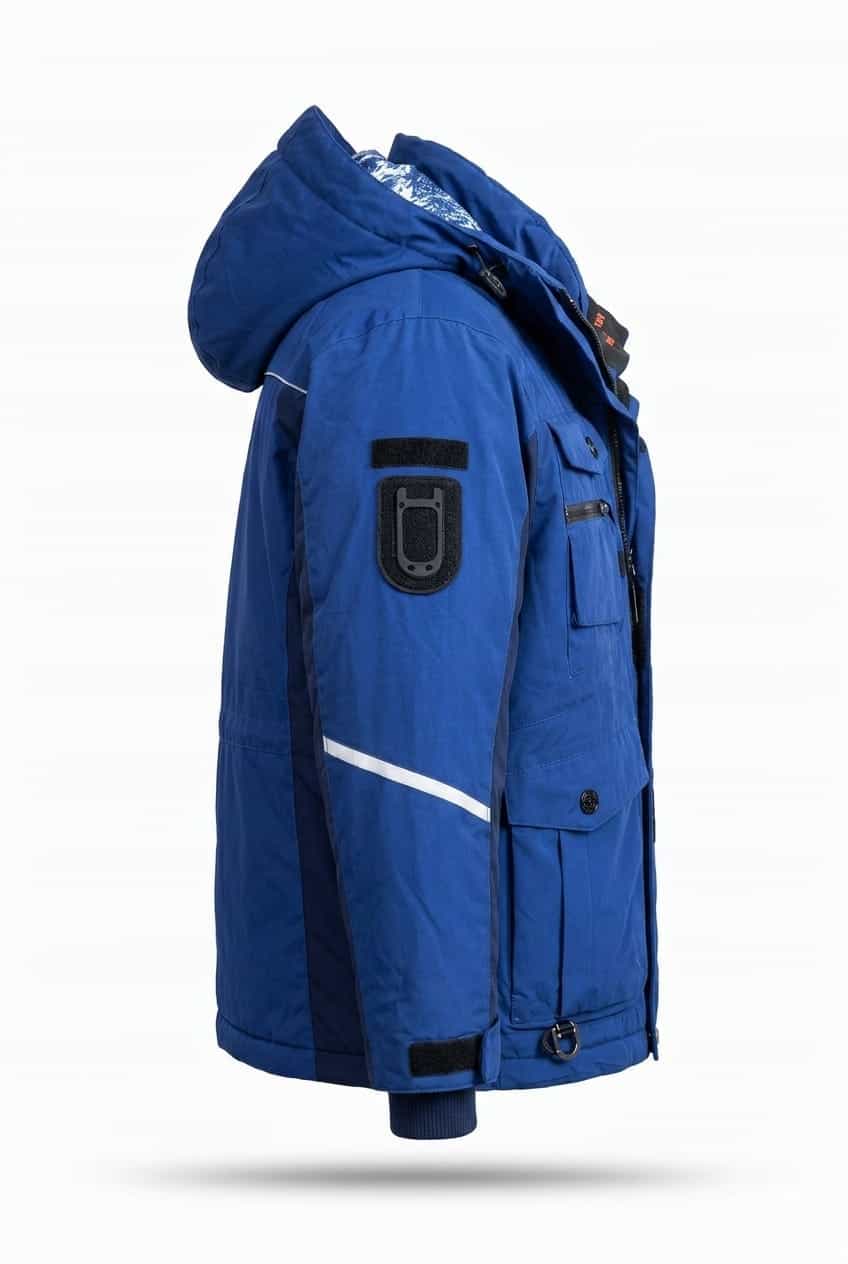 Fuzzo Sports blue winter ski jacket thumbnail 3