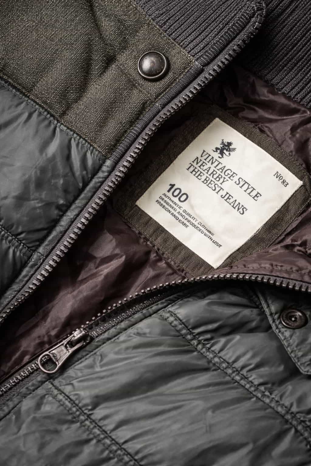 quilted bomber jacket from the South Korean brand TBJ Nearby thumbnail 4