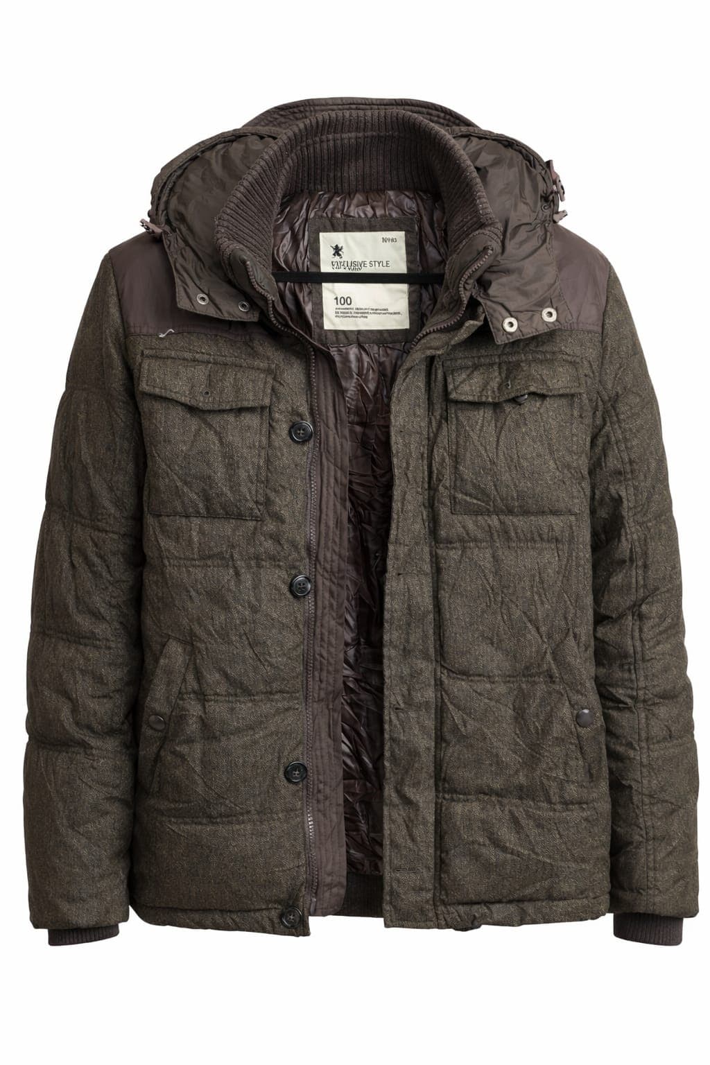 quilted bomber jacket from the South Korean brand TBJ Nearby