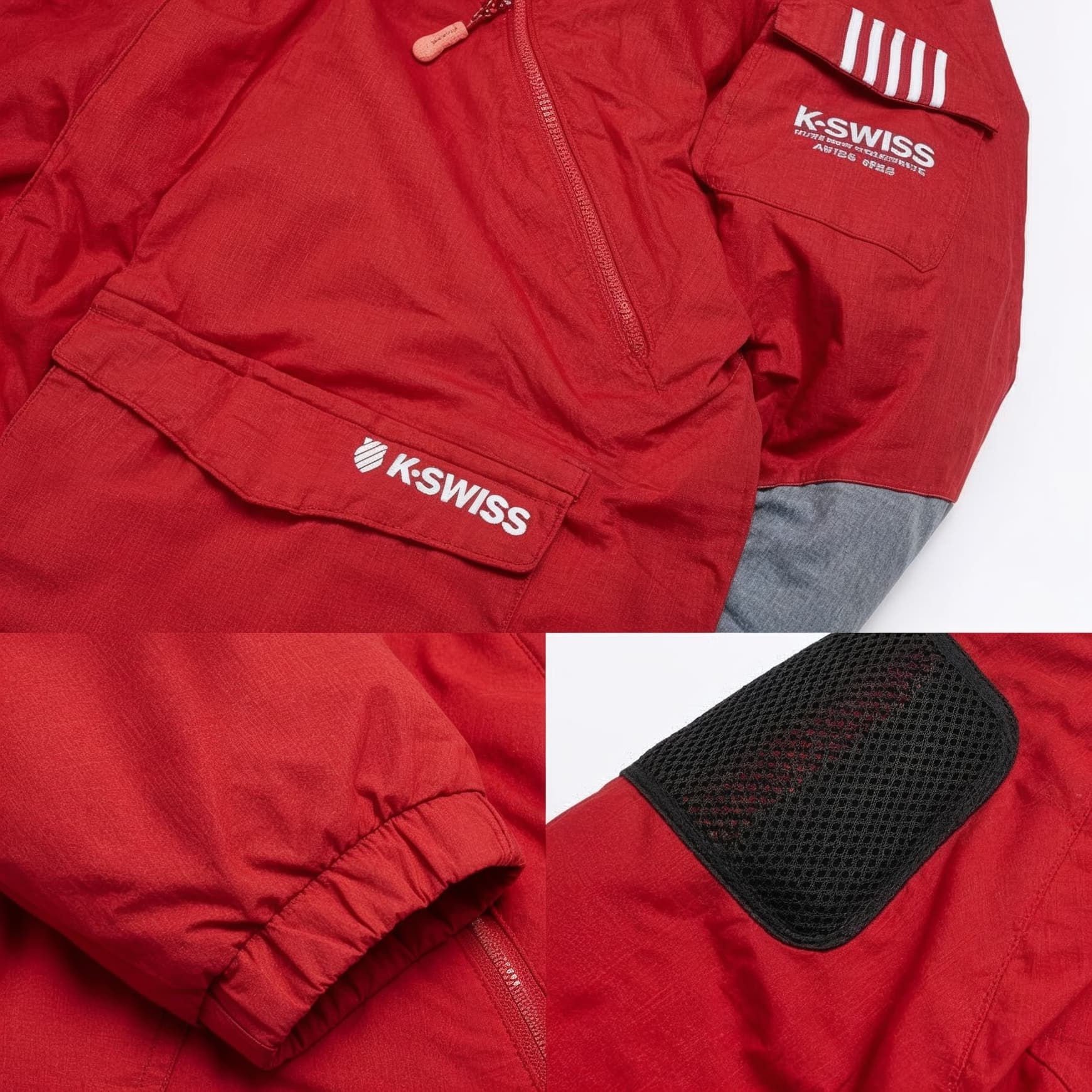 Vintage-Style Performance K-SWISS Ski or Snowboarding Jacket - Thumbnail 3