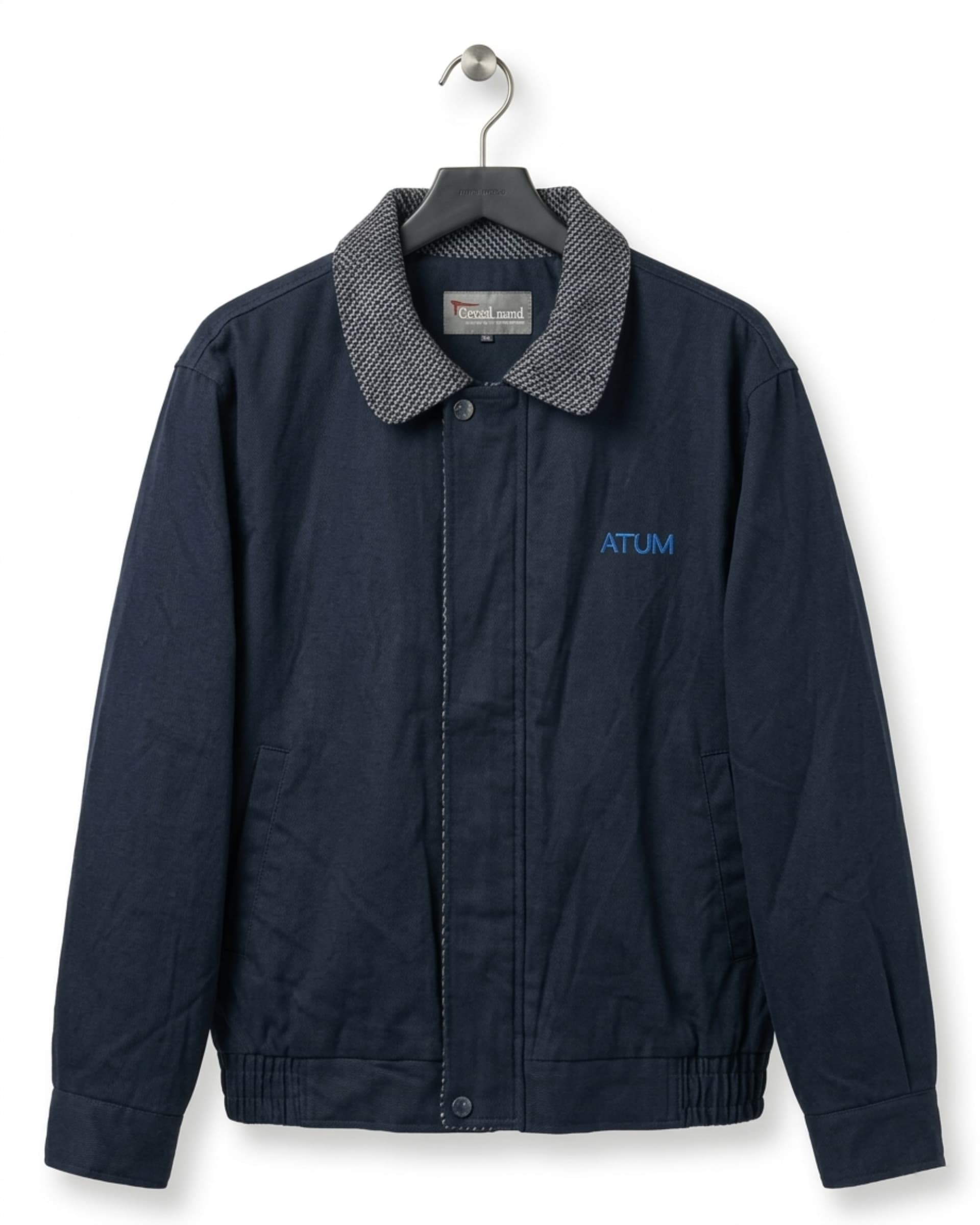 vintage Alfredo Versace navy casual work jacket