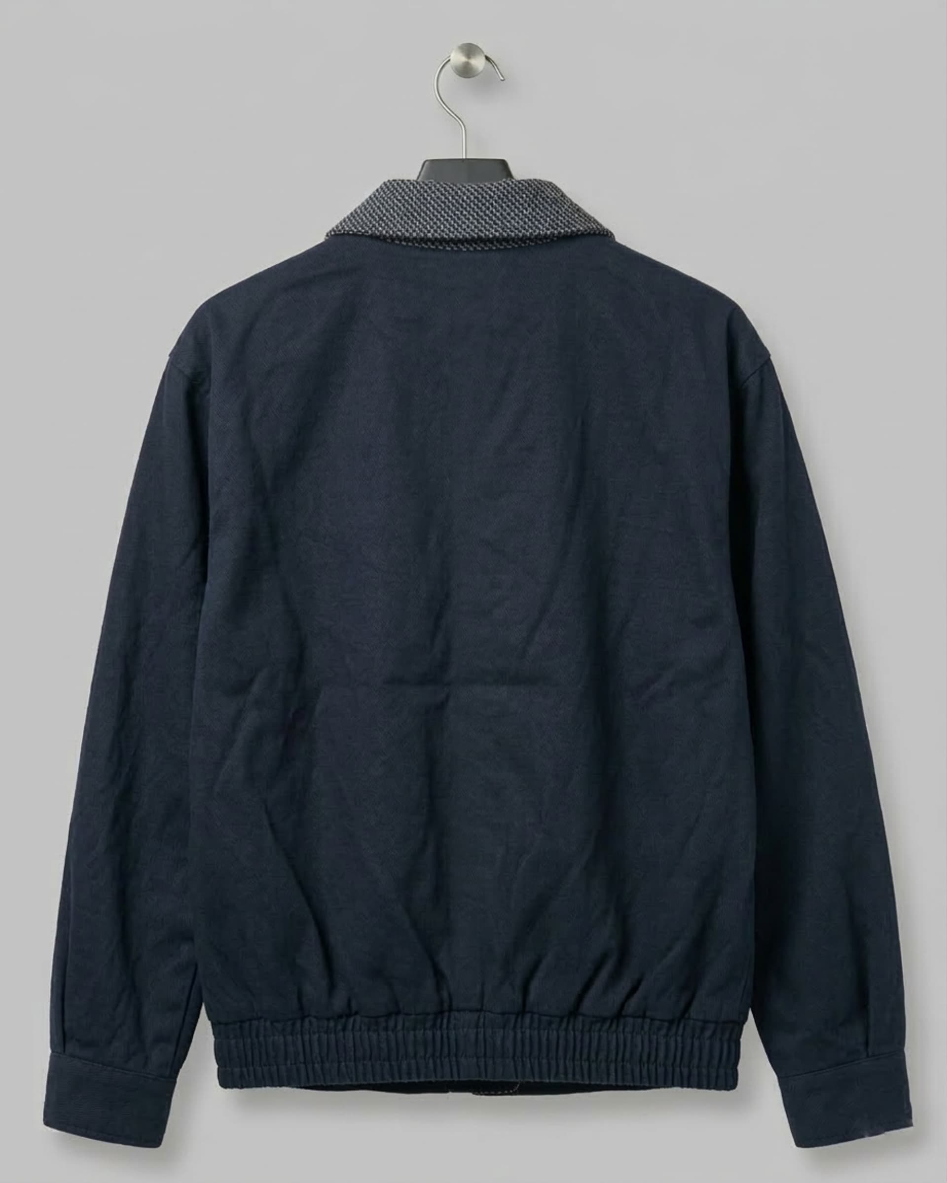 vintage Alfredo Versace navy casual work jacket - Thumbnail 2