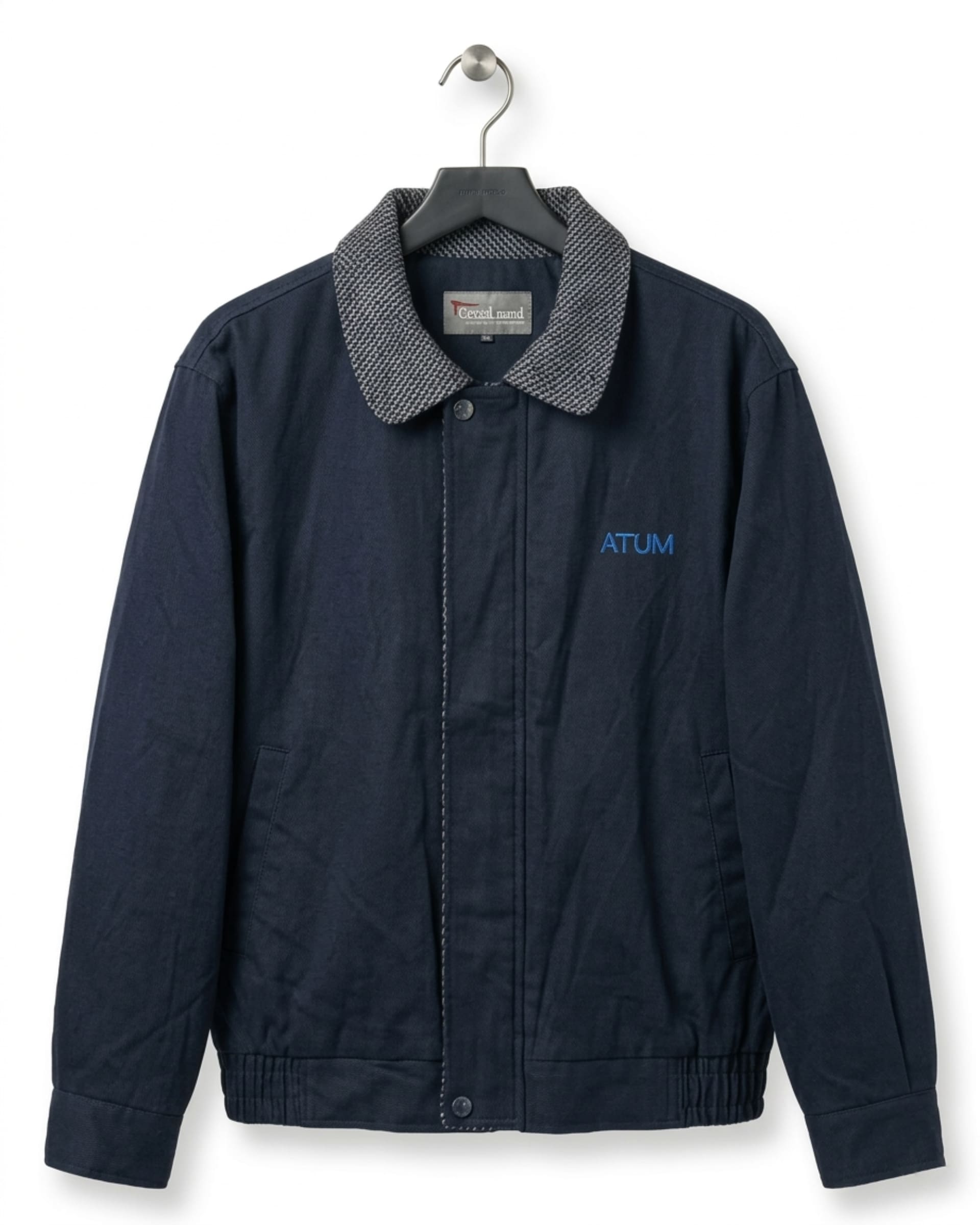 vintage Alfredo Versace navy casual work jacket
