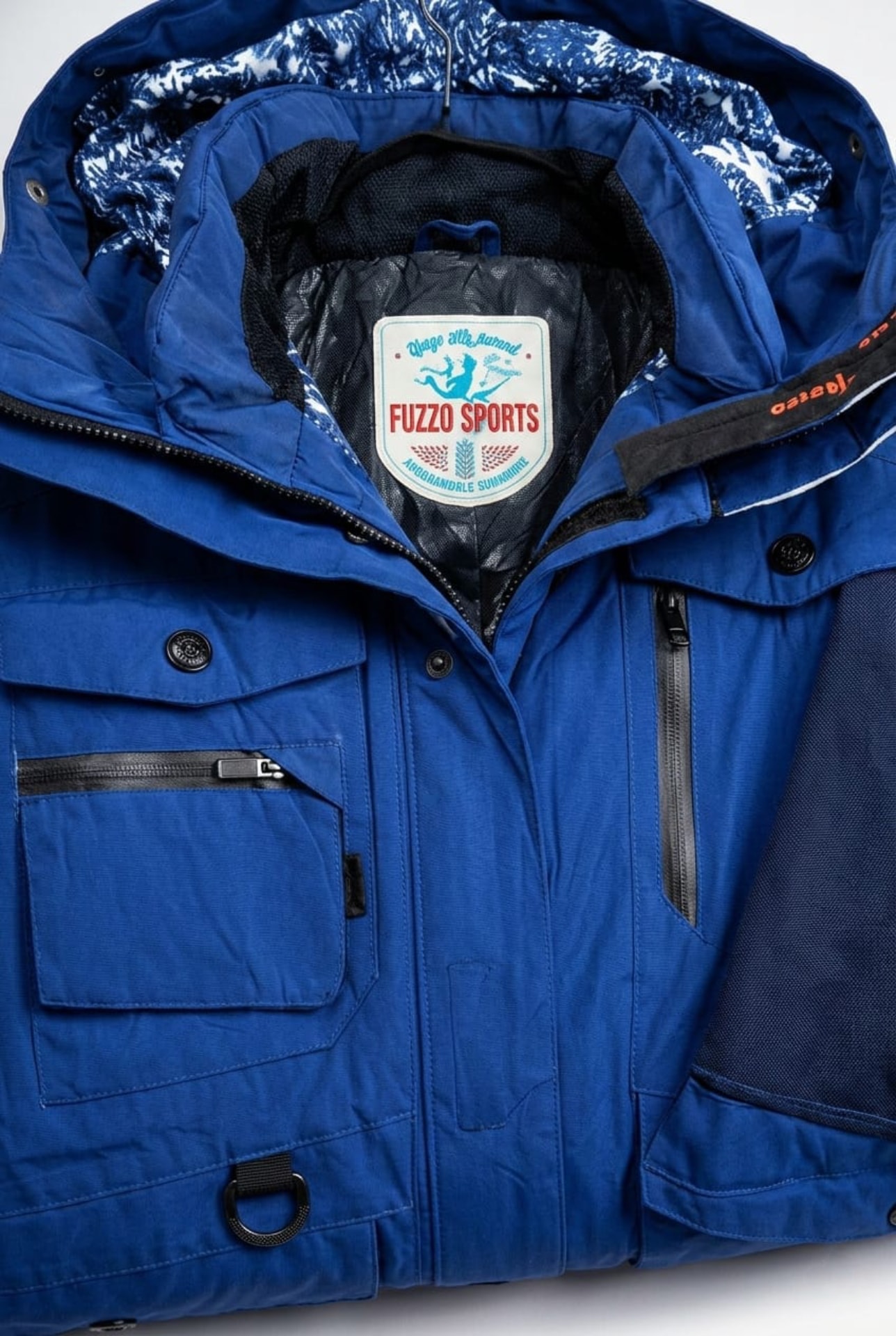 Fuzzo Sports blue winter ski jacket - Image 4