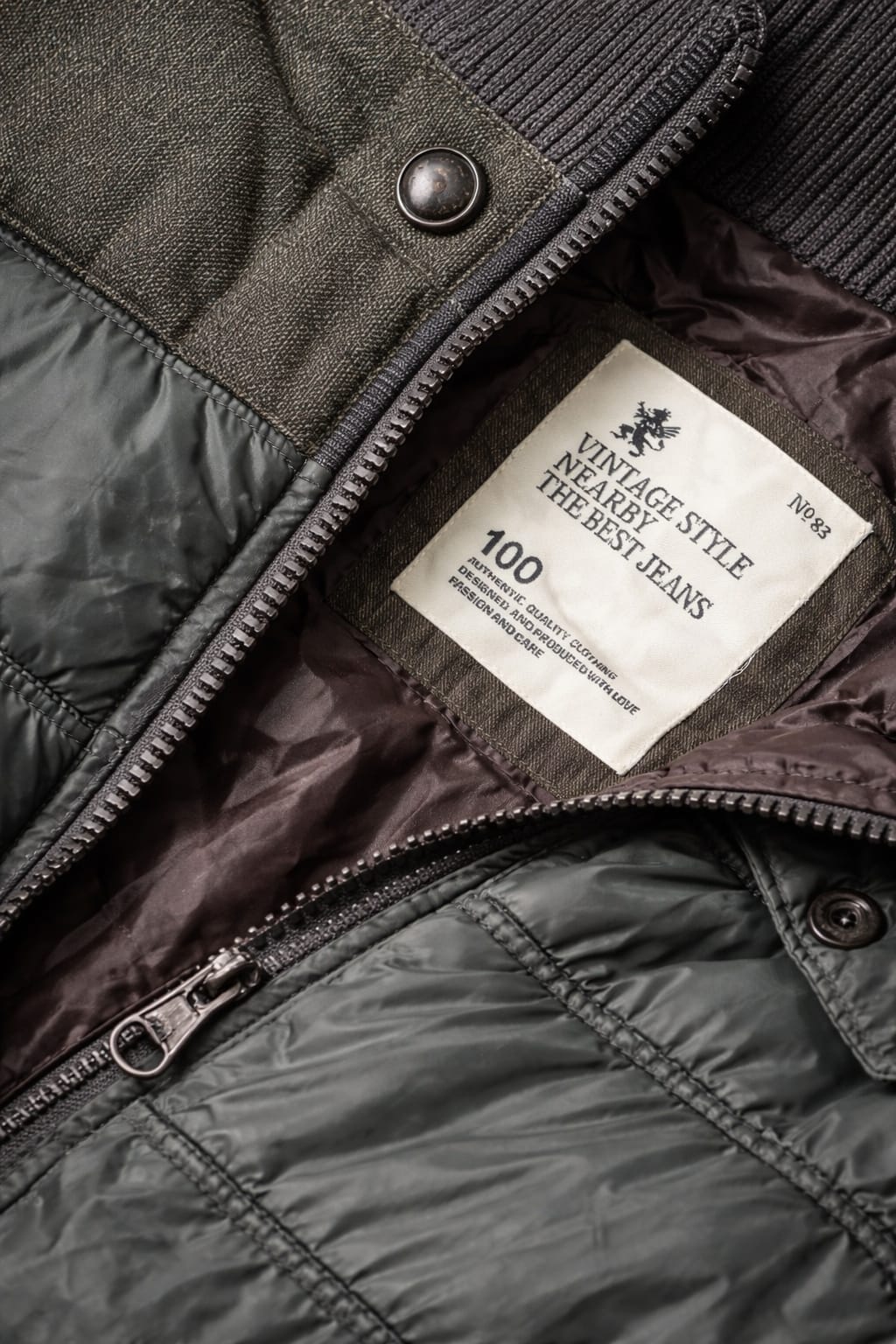 quilted bomber jacket from the South Korean brand TBJ Nearby - Image 4