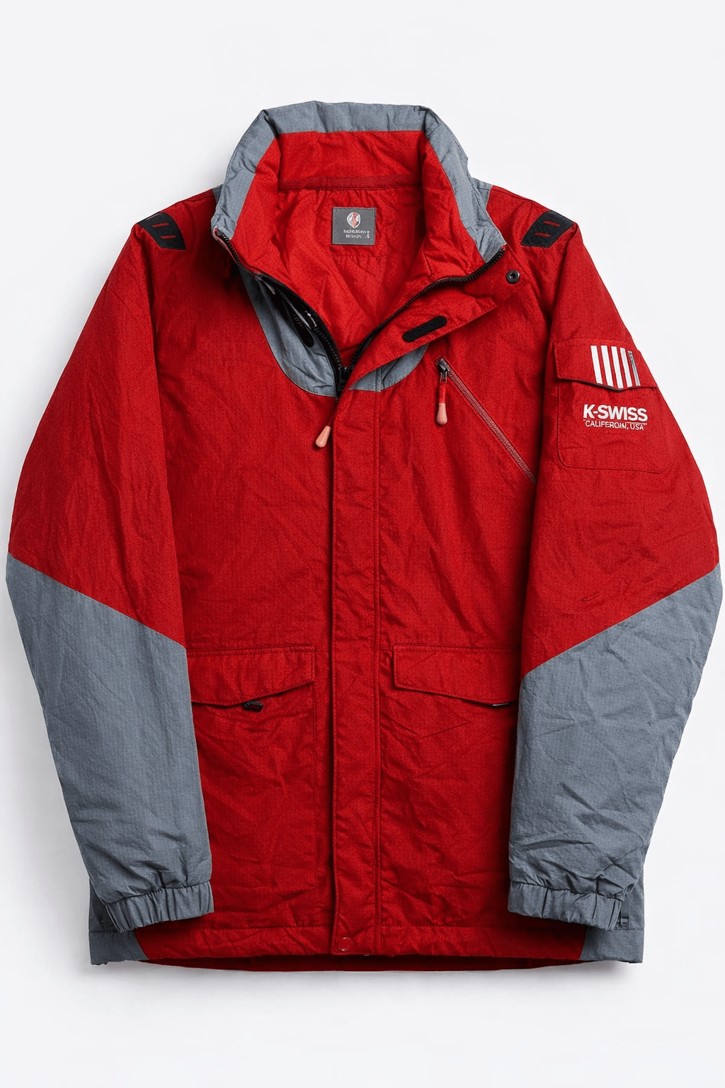 Vintage-Style Performance K-SWISS Ski or Snowboarding Jacket - Image 1